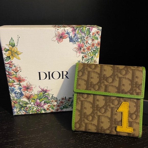 DIOR Trotter Compact Wallet - Picture 1 of 9